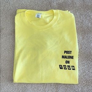 Post Malone tour T-shirt